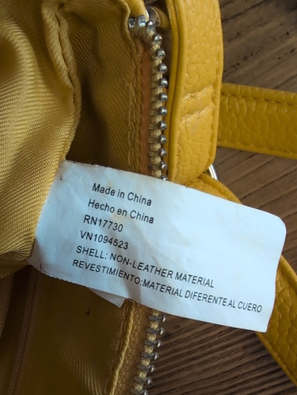 a new day Yellow Pebbled Crossbody Bag F314 - Picture 8 of 9